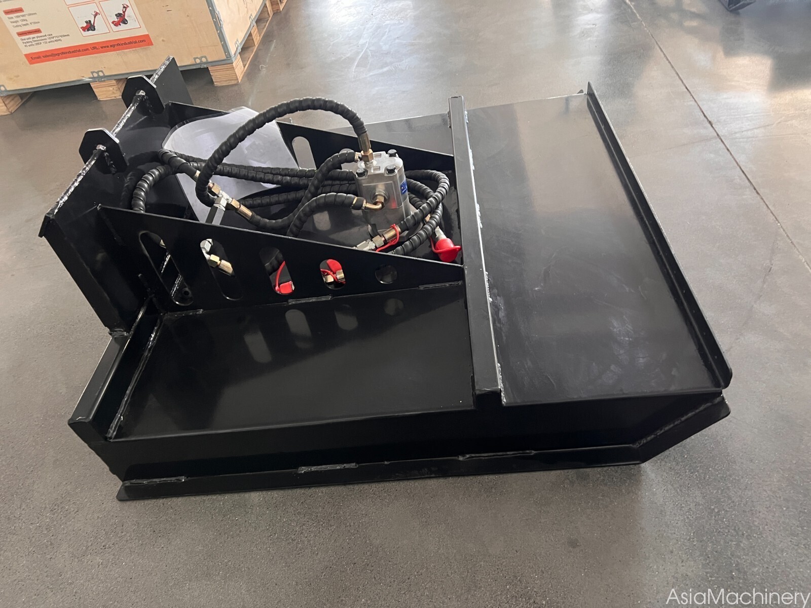 Agrotk 35in Mini Brush Cutter Mower For CRT23/LRT23 Skid Steer Loader Attachment