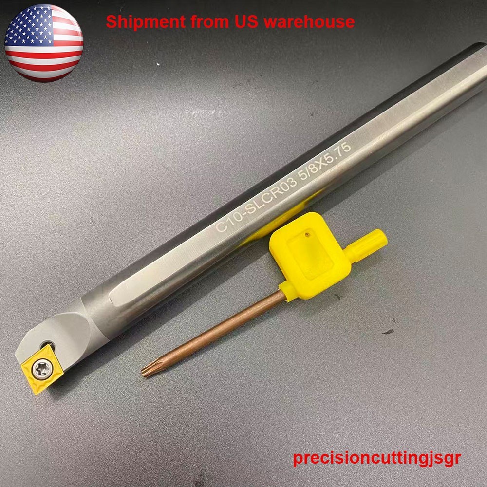 TOOL 5/8 Solid Carbide Boring Bar 5/8″ x 4.00″ C10-SCLCR3 + CCMT 32.51 USA