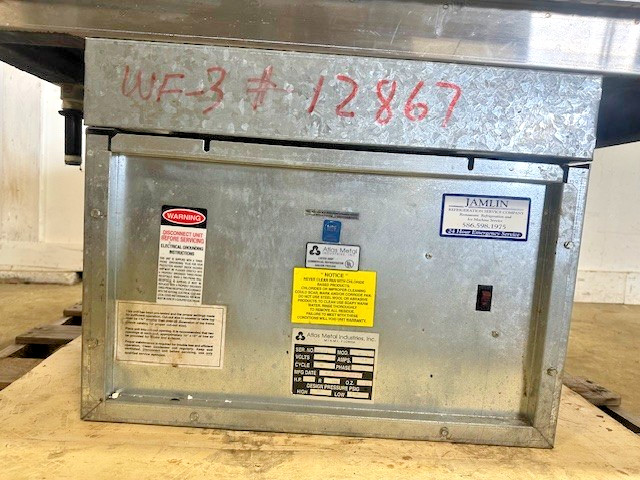 «ATLAS METAL WF-3″H.D 39″W FROST TOP DROP-IN UNIT SELF-CONTAINED REFRIGERATION