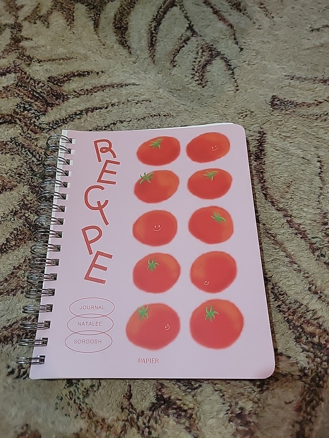 Papier Recipe Journal, Brand New *READ*