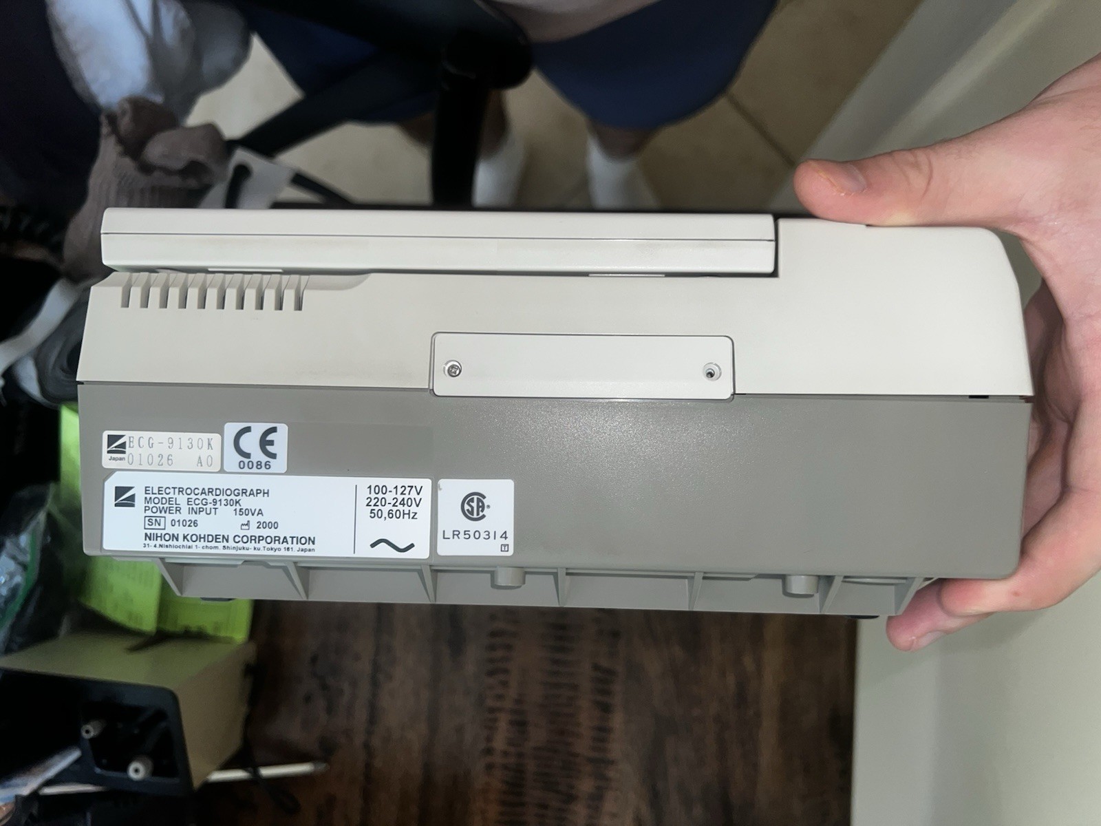Nihon Kohden Cardiofax Q ECG-9130K EKG Machine Working No Patient Cable