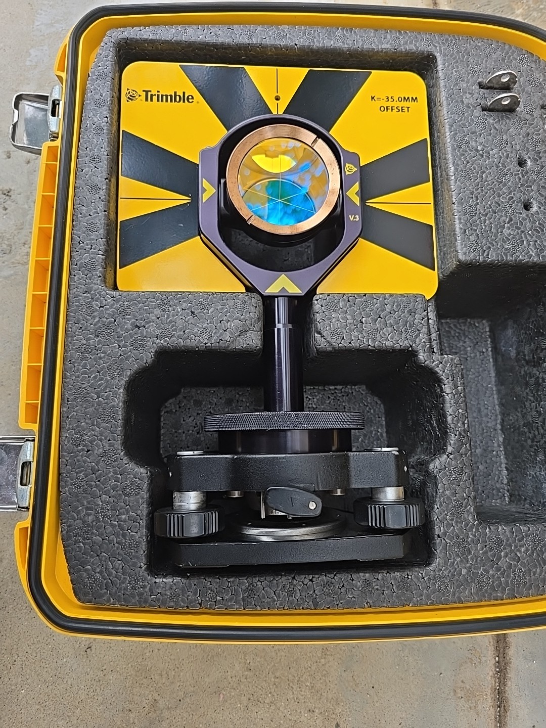 Traverse Kit Trimble V.3 K=-35.0MM OFF Set And Seco Base Clean Hard Case & Key