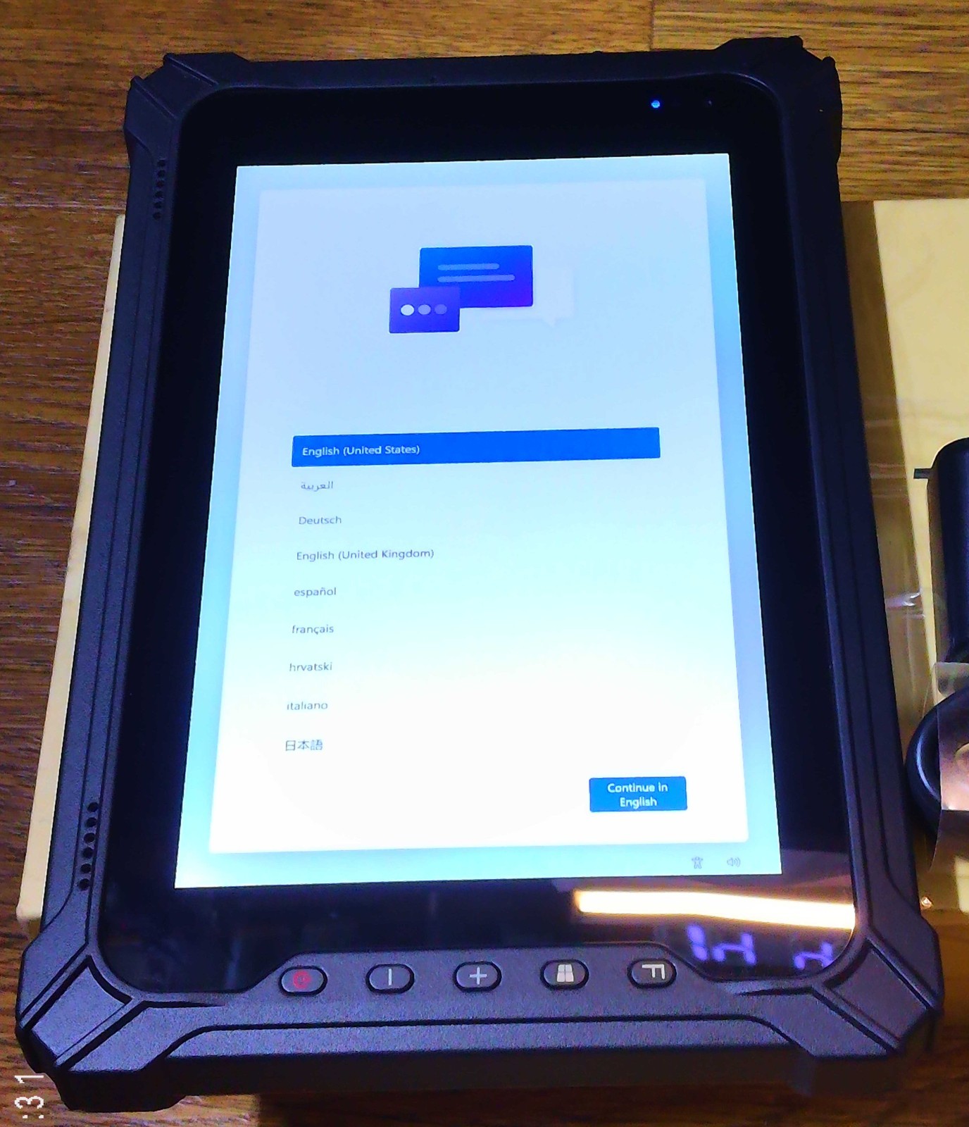 RUGGED TABLET I87 with Honeywell Barcod Scanner RAM8Gb SSD128Gb Windows 11 Pro