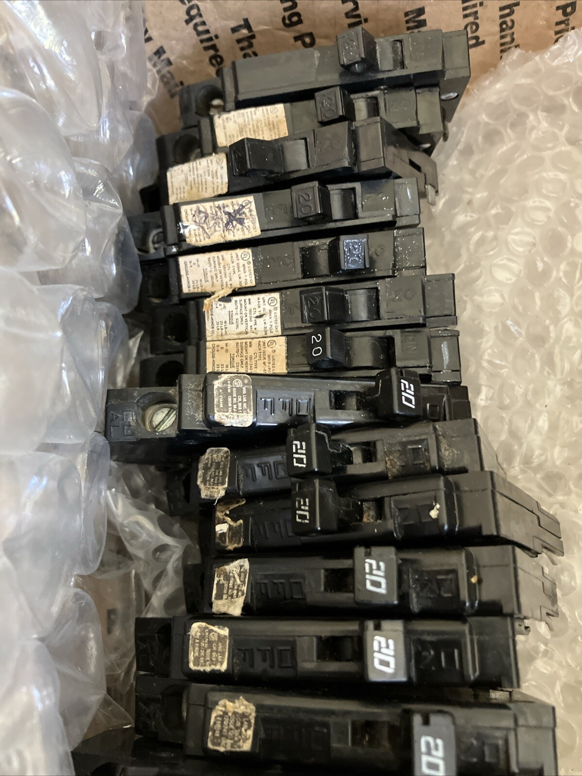 A120R Challenger Crouse-Hinds 1 Pole 20 Amp Wafer Circuit Breaker A120 CTL