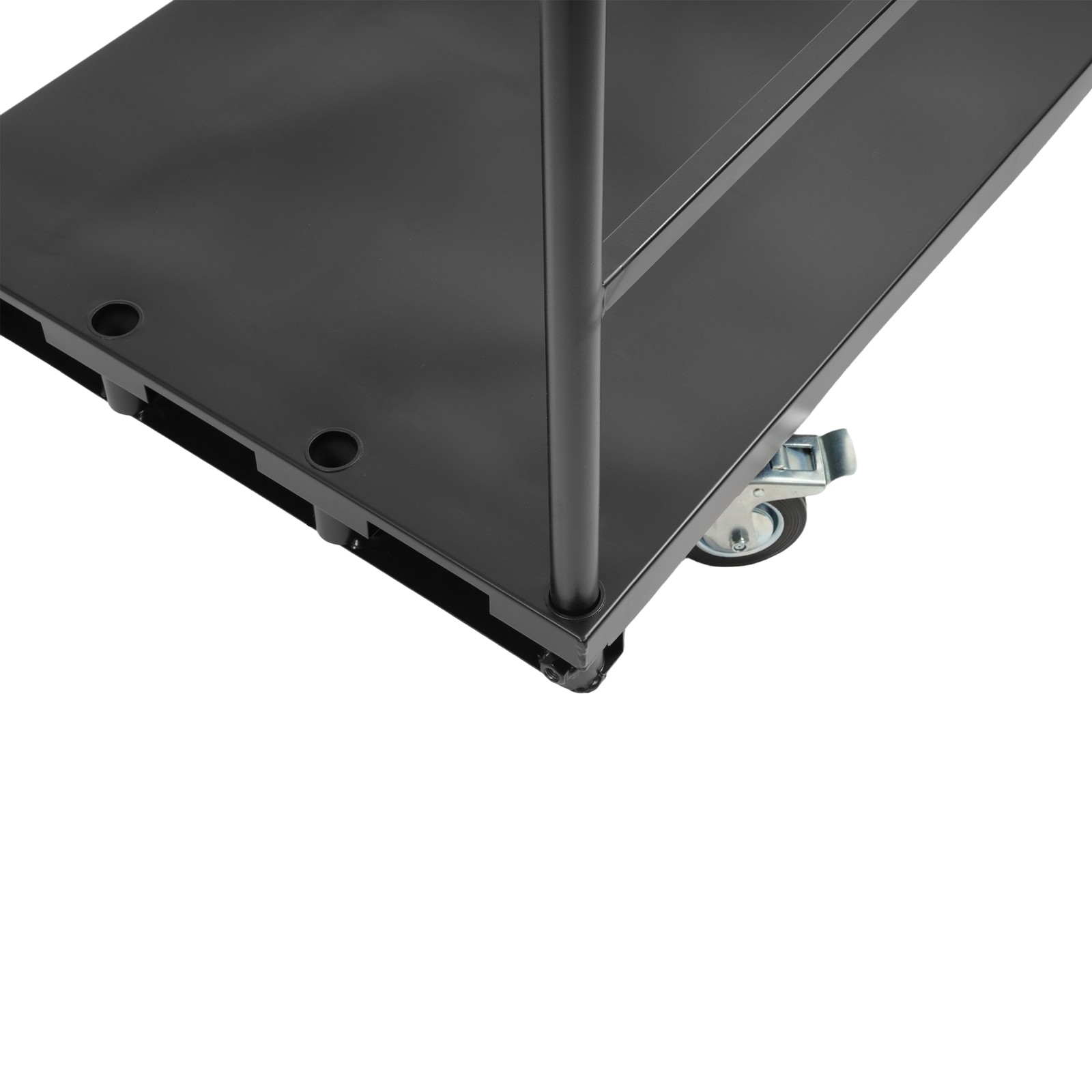 2200 lb 2- in-1 Drywall Sheet Cart, Lumber Platform Truck Dolly Cart W/4 Casters