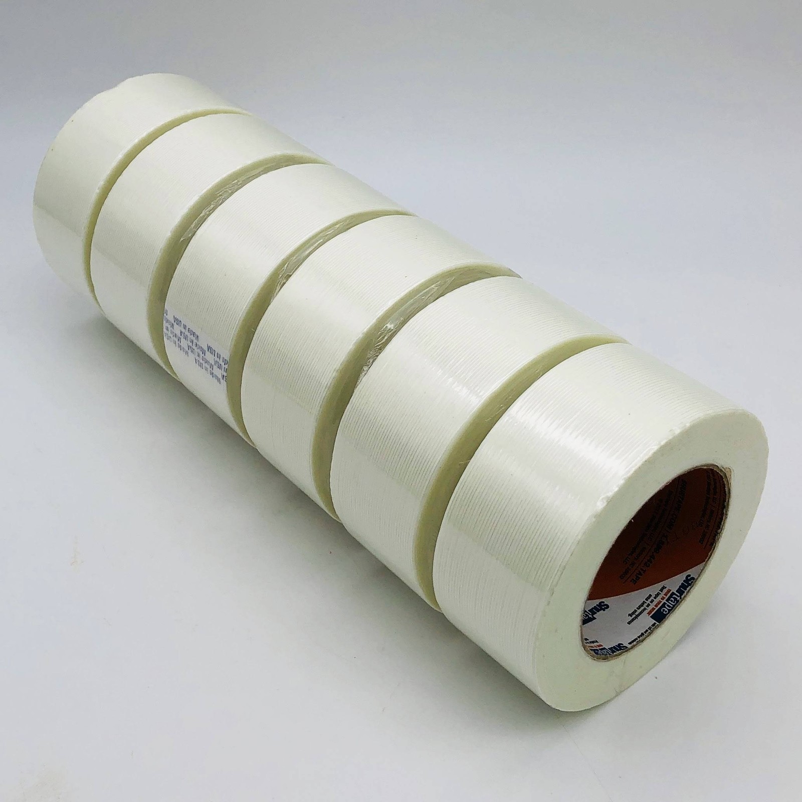 6x Shurtape GS 490 Fiberglass Strapping Tape White 48MM x 55M Reinforced 101230