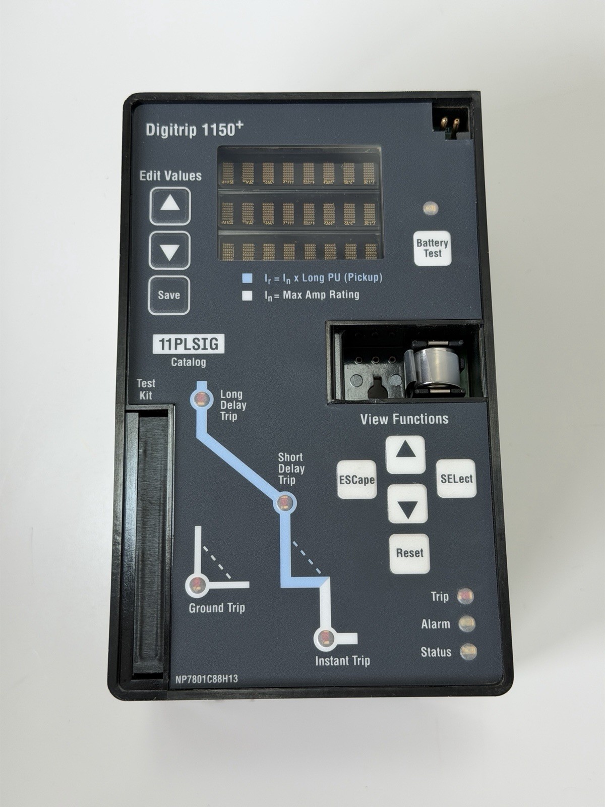 EATON CUTLER HAMMER 11PLSIG DIGITRIP 1150+ TRIP UNIT FULLY TESTED