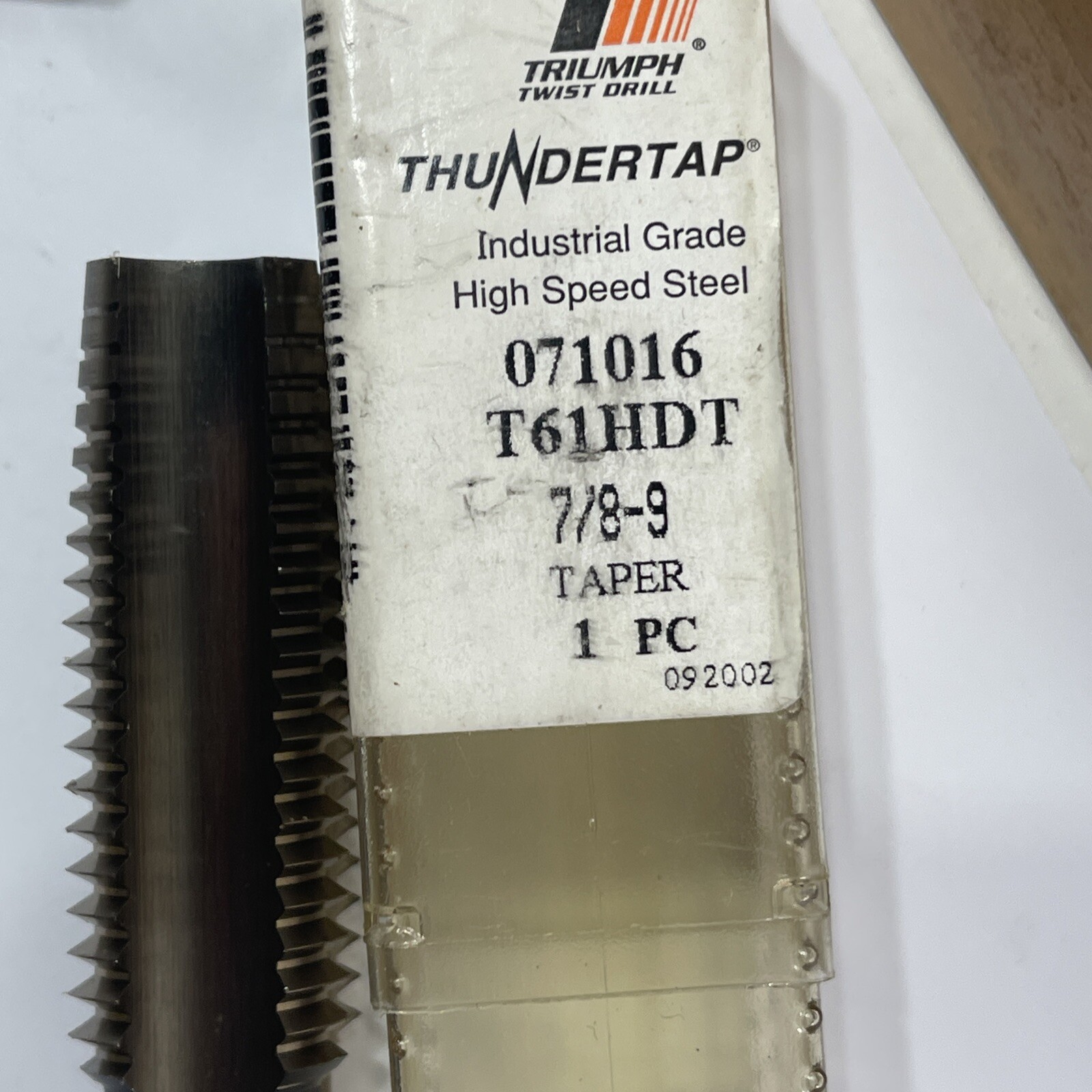 Lot of 4 Besly & Thundertap Assorted Large Taps 2x 7/8″ taper, 3/4″, 1/2″ READ