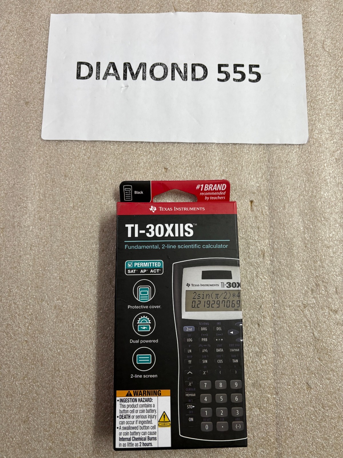 Texas Instruments TI-30XIIS Scientific Calculator | 8726