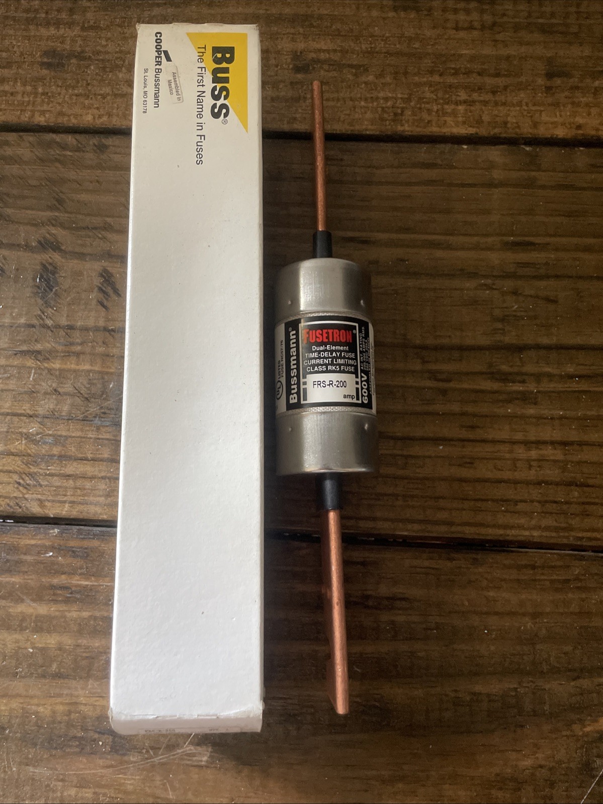 Bussmann FRS-R-200 Fusetron 600 V Amp Fuse –