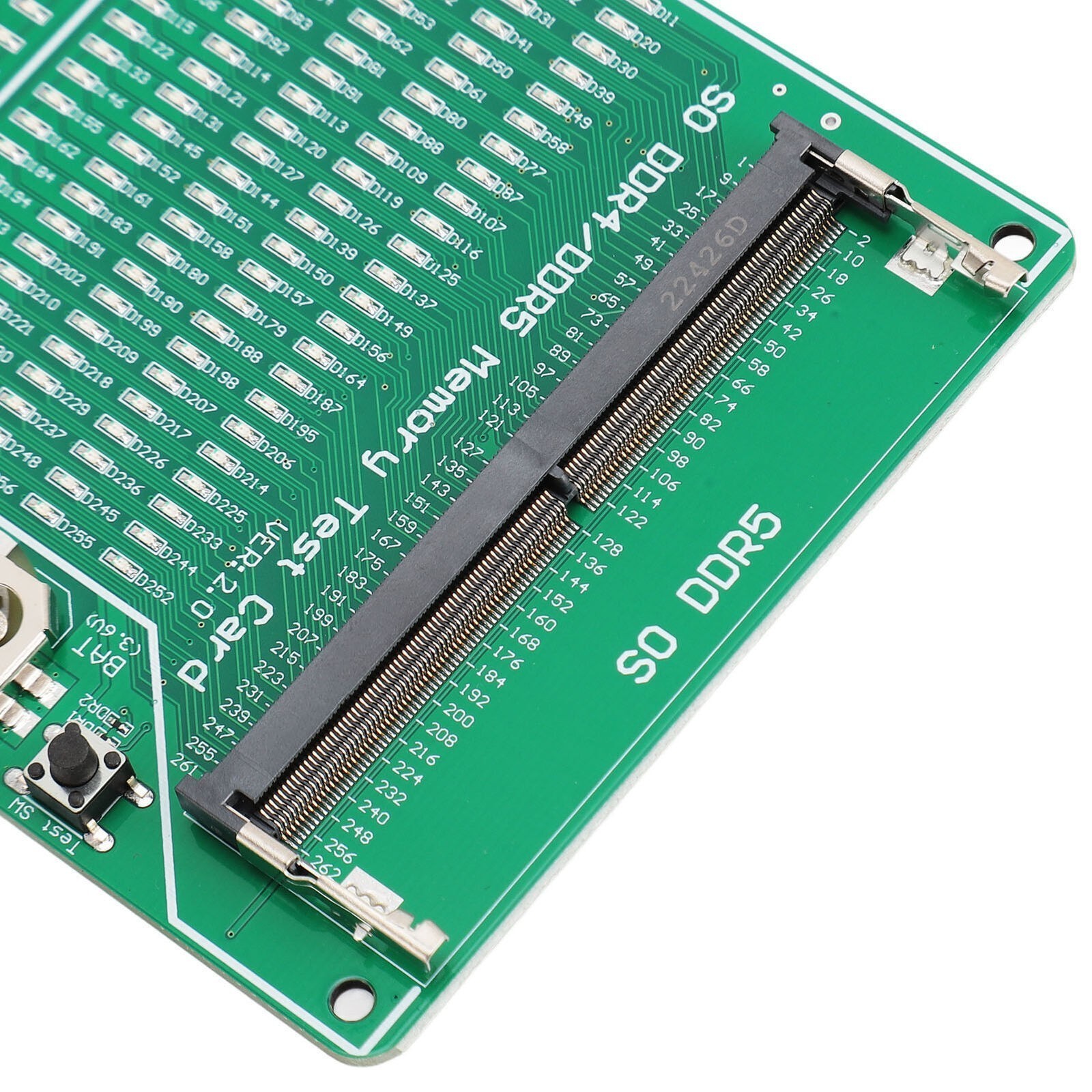 DDR4 DDR5 Memory Tester 2 in 1 Multifunctional Memory Slot Test Card with LED