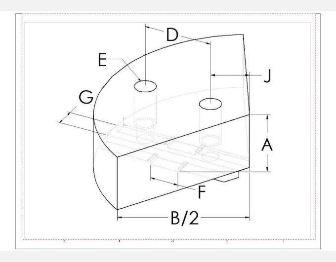 METRIC TONGUE & GROOVE 10″ x 3″ ALUMINUM PIE JAWS KNCS ROTA CHUCK SCHUNK