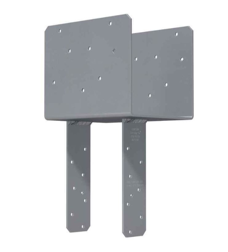 Simpson ECCQ7.1-7.1SDS25 – 7″ BEAM, 7″ POST END COLUMN CAP SDS
