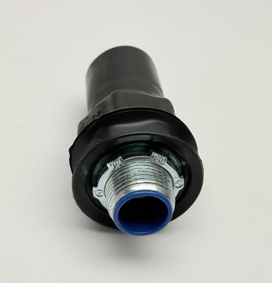OCAL T&B ST3/4-G 3/4″ PVC COATED LIQUIDTIGHT CONNECTOR, GRAY