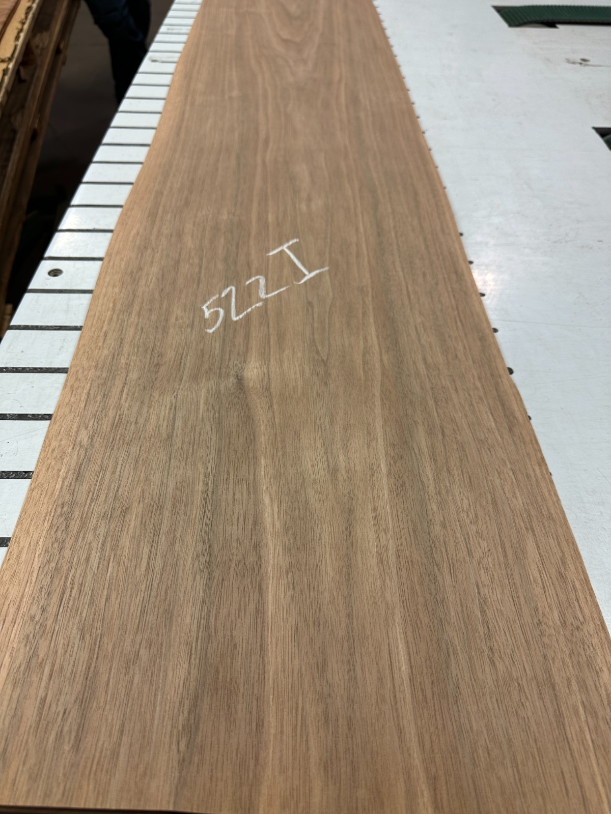 Bleached Walnut Raw Wood Veneer 3 sheets 55″ x 12″ 522i