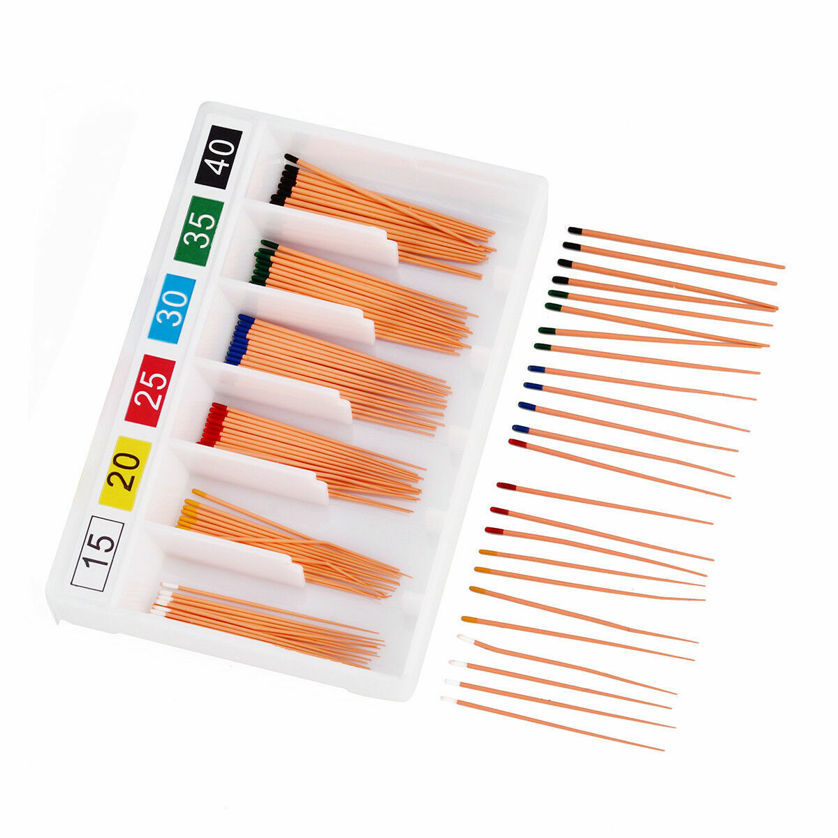 1 Pack Dental Endodontic Gutta Percha Points 15#-40# Taper 0.02/ 0.04/ 0.06