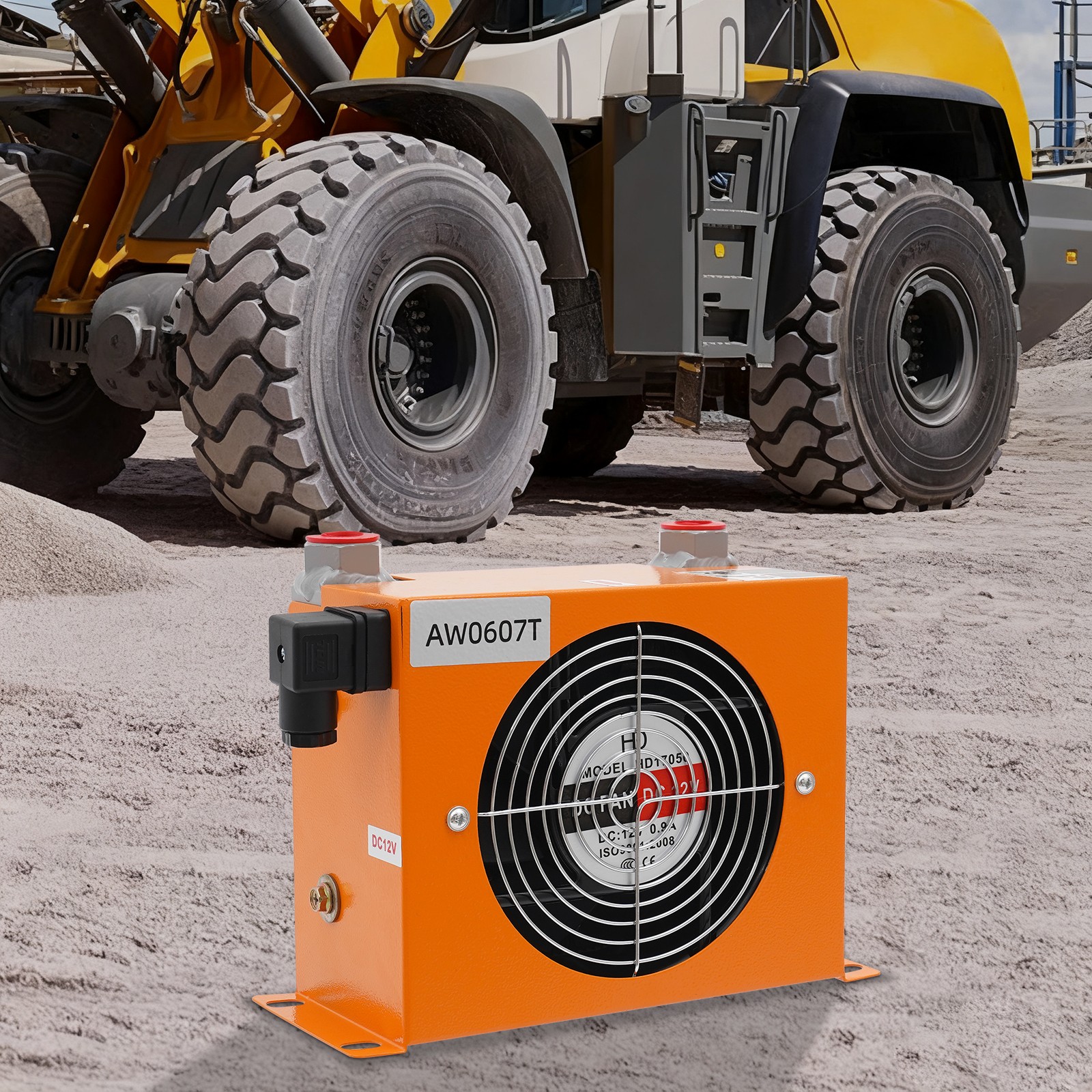 20L 12V Hydraulic Air Cooler 680 Kcal/h 20 L/min Orange Copper Motor