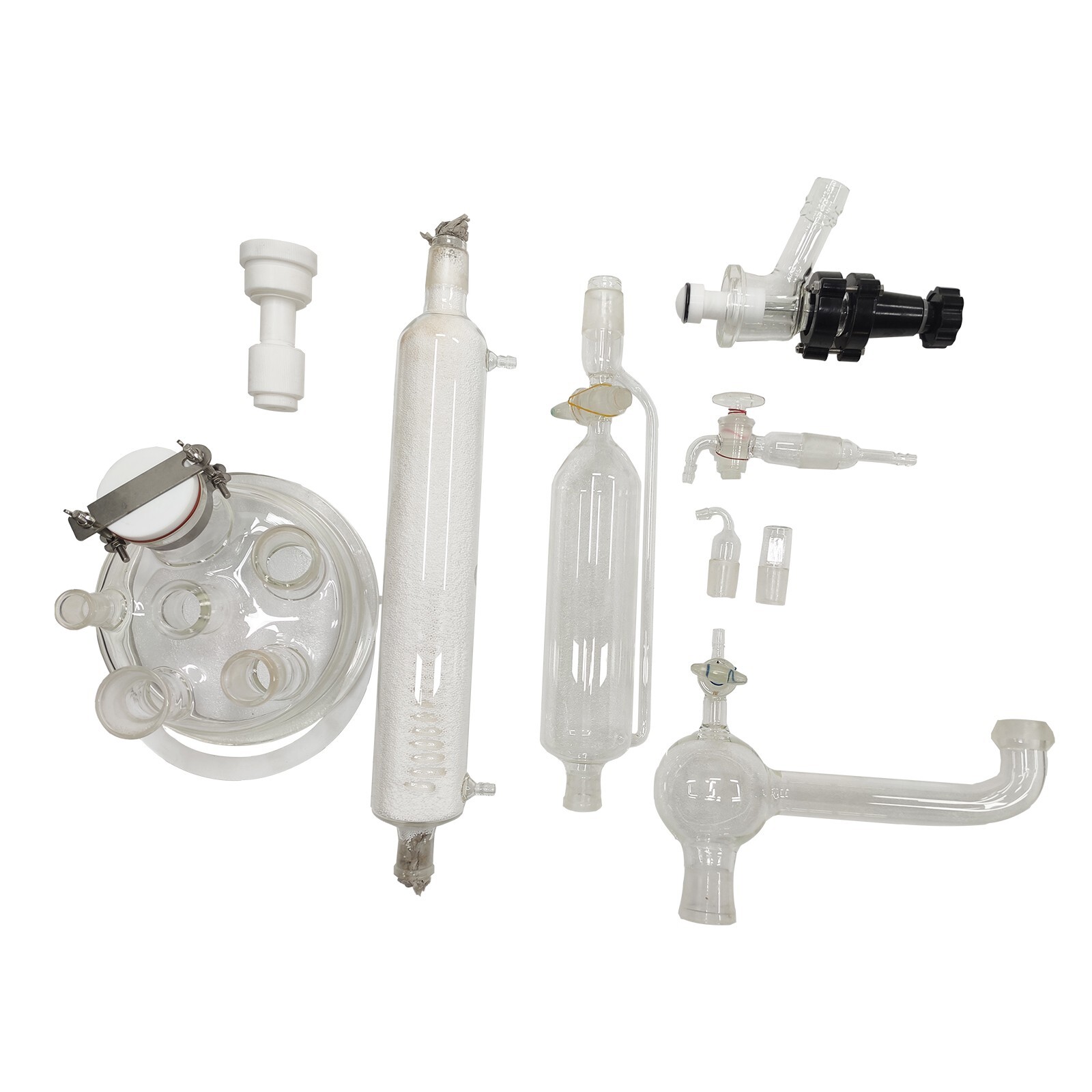 20L Jacketed Glass Reactor Jacketed Reactor 110V Jacketed Pilot Plant Reactors L
