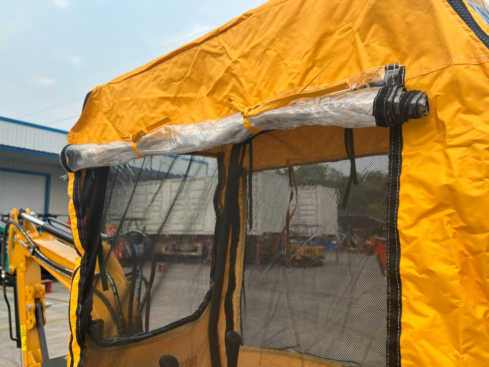 Agrotk Mini Excavator Rain Cover Open window for H12R Small Digger Attachment