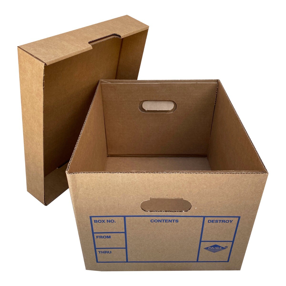 UBMOVE File Moving Boxes 200# Strength, Small, 15″ x 12″ x 10″ , 4 Pack