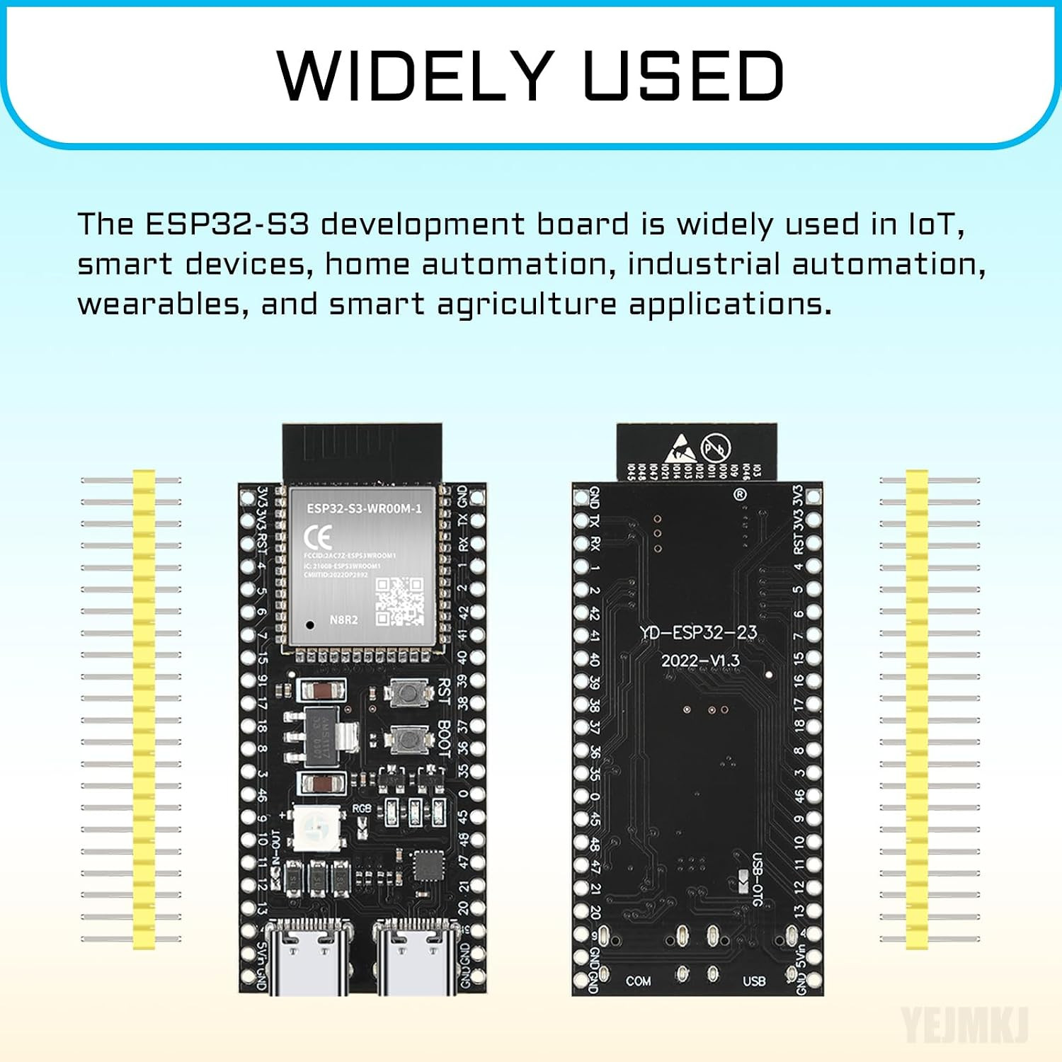 2Pcs Esp32-S3-Devkitc-1-N8R2 Development Board ESP32 S3 Wifi + Bluetooth MCU