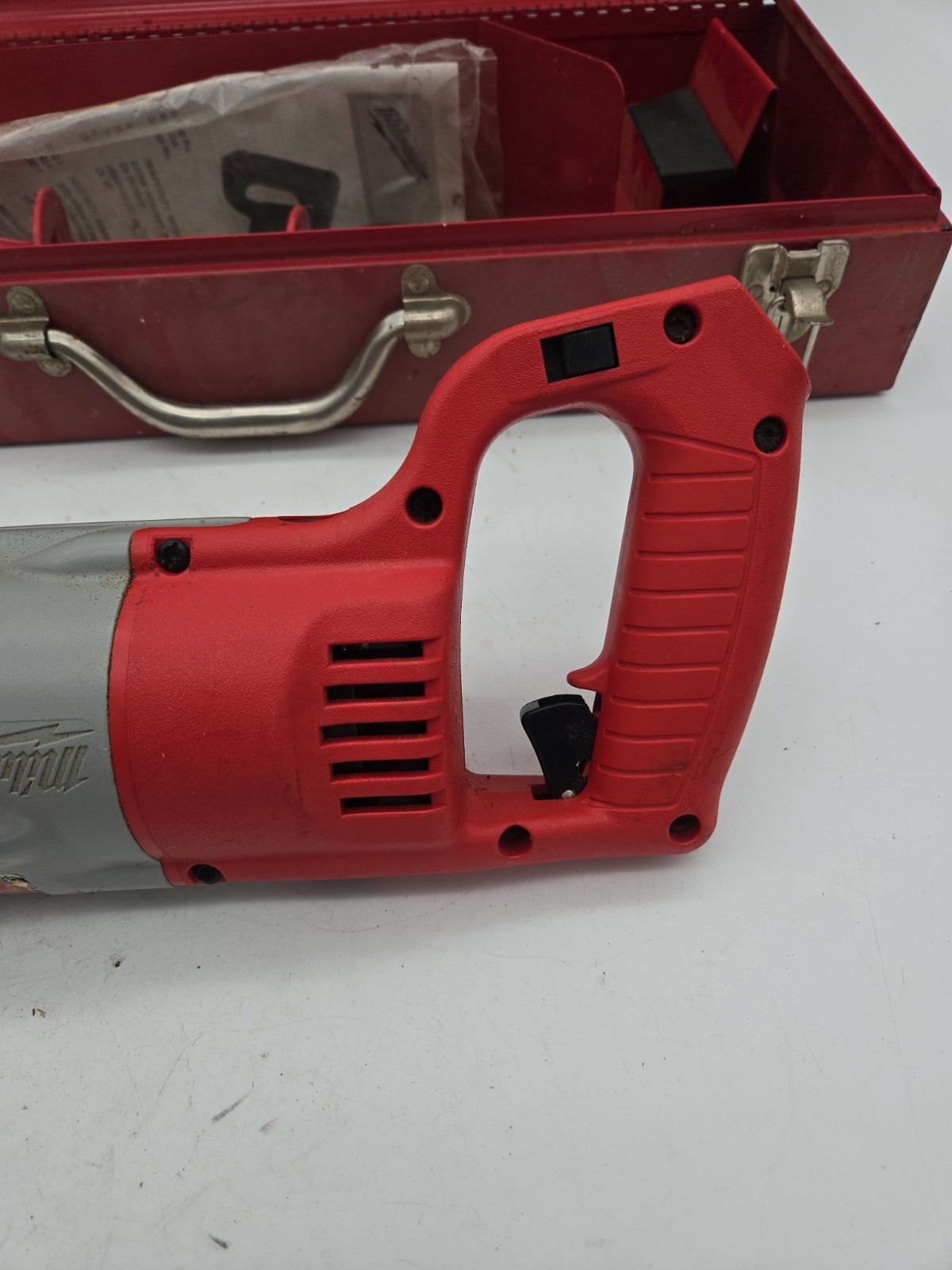 Milwaukee 1/2″ Two Speed Drill 48-06-2871 With Right Angle Drive 1107-1 (1CN)