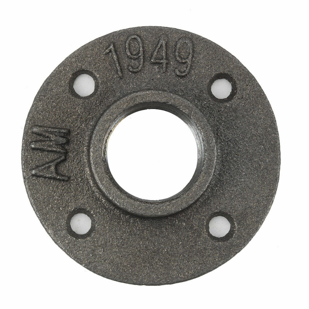 12Pk 1 Inch Floor Flange Pipe Malleable Cast Iron For Threaded Wall BSP Hole