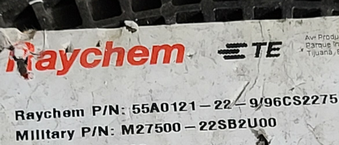 Raychem/TE M27500-22SB2U00 22/2C XL-ETFE Spec 55 55A0121 Aerospace Cable /25ft