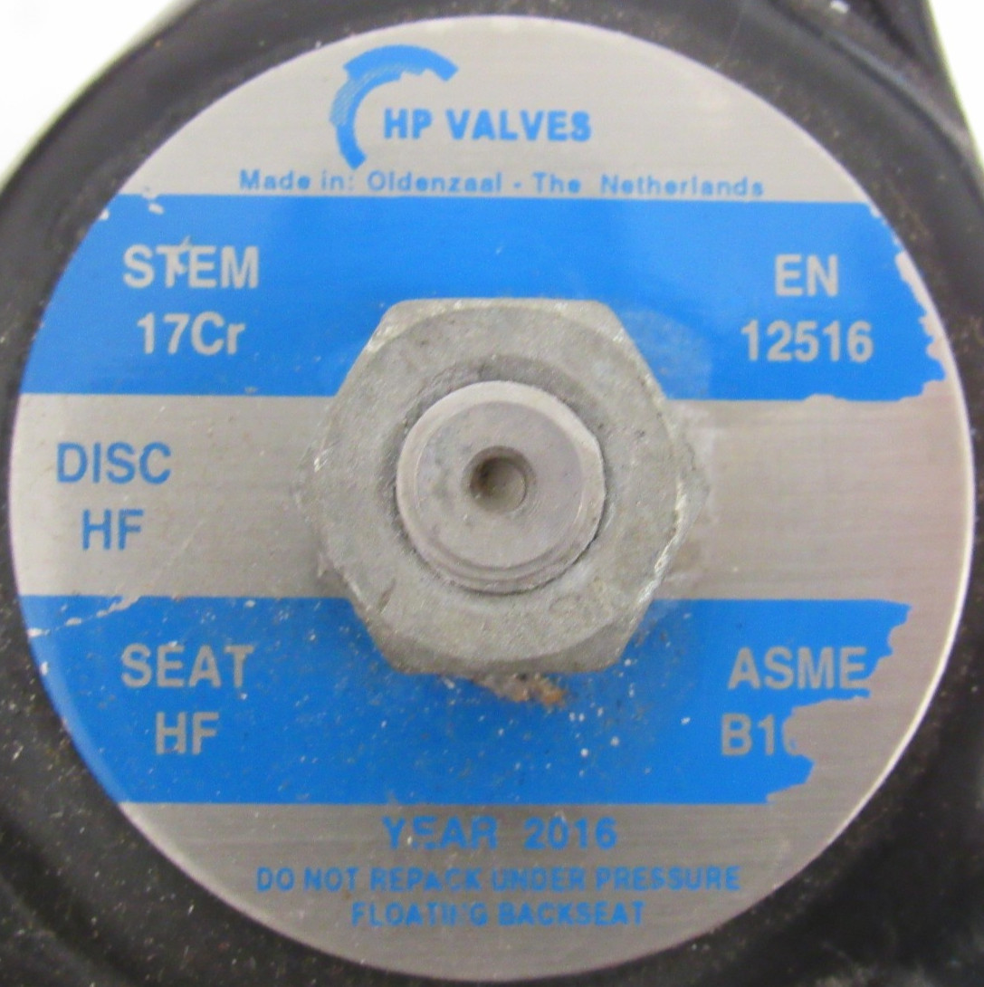 NEW HP VALVES 34MM GATE VALVE EN12516 MOD. 200 20151236-114