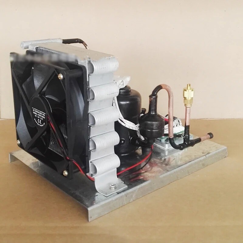 ST19C Miniature Compressor Condensing Unit DC 12V/24V/48V Refrigeration Unit