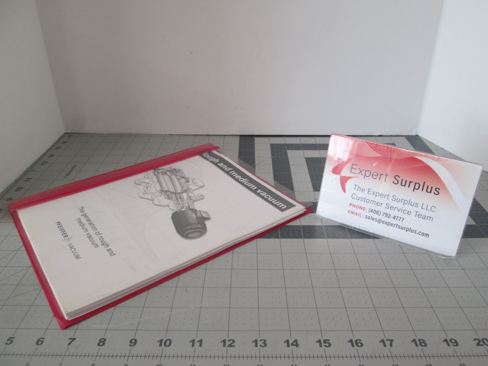 Pfeiffer Vacuum, Rough and Medium Vacuum Manual, Used