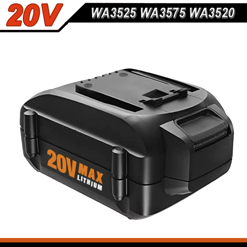4.0Ah WA3520 WA3575 20V Max Lithium Battery For WA3578 WA3525 For WORX