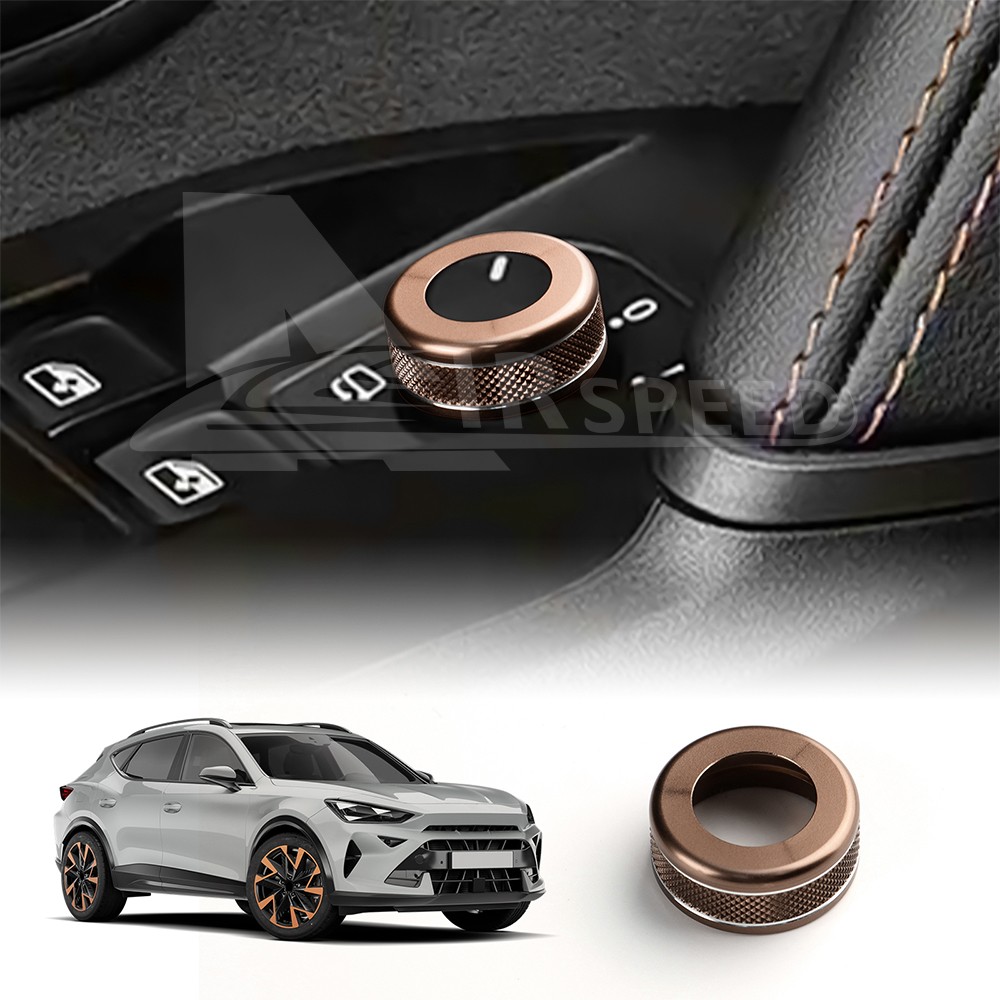 Rear View Mirror Knob Cover Trim For Cupra Formentor Leon Ateca Terramar 2020-26