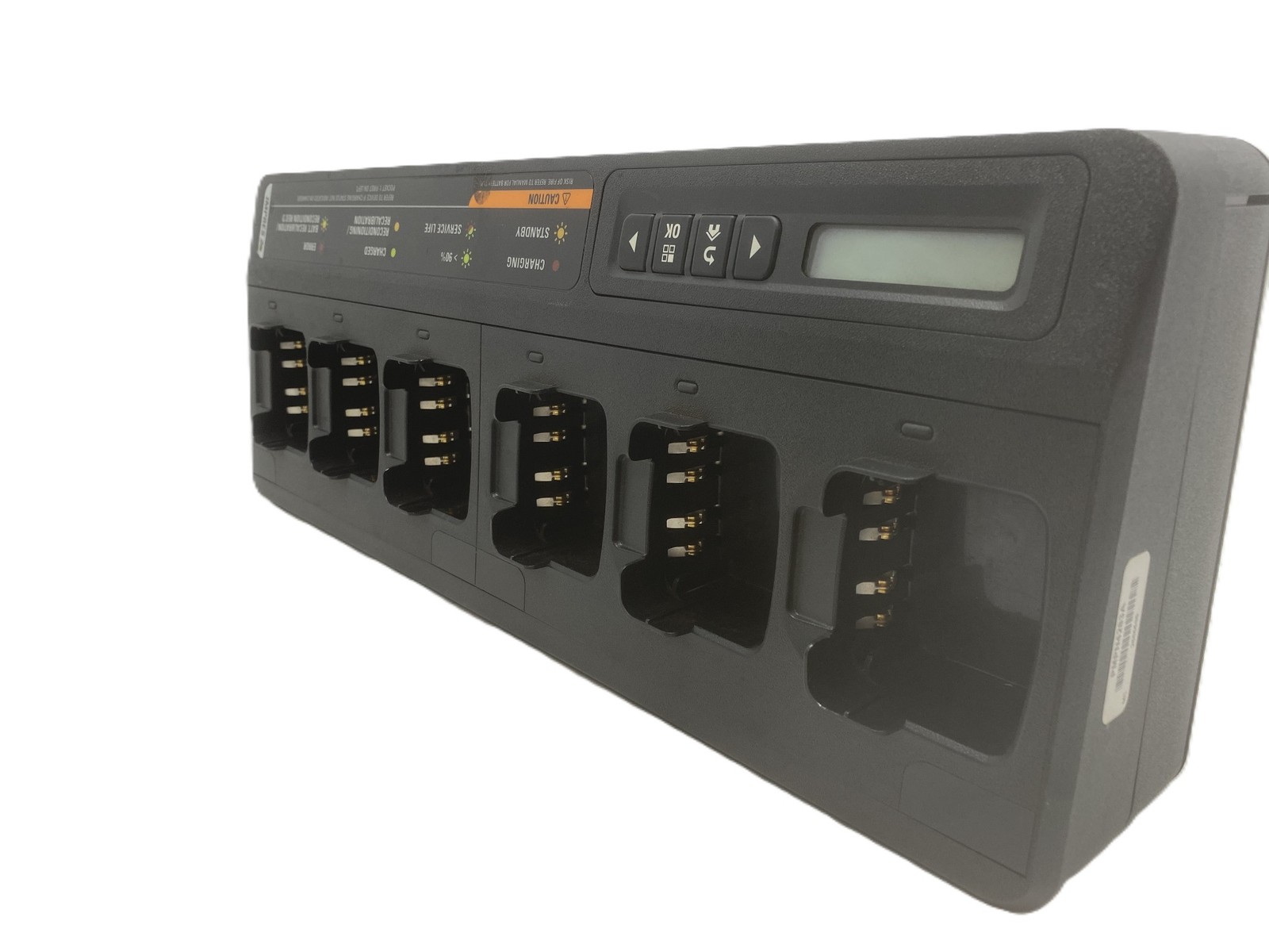 Motorola PMPN4283A Impres 2 6-Bay Charger W/ Display Module No AC Adapter