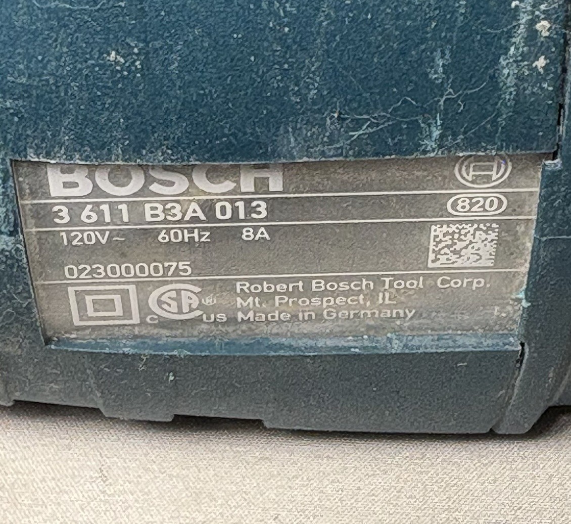 Bosch RH328VC Hammer Drill 1-1/8-Inch Corded With Case And 2 Bits