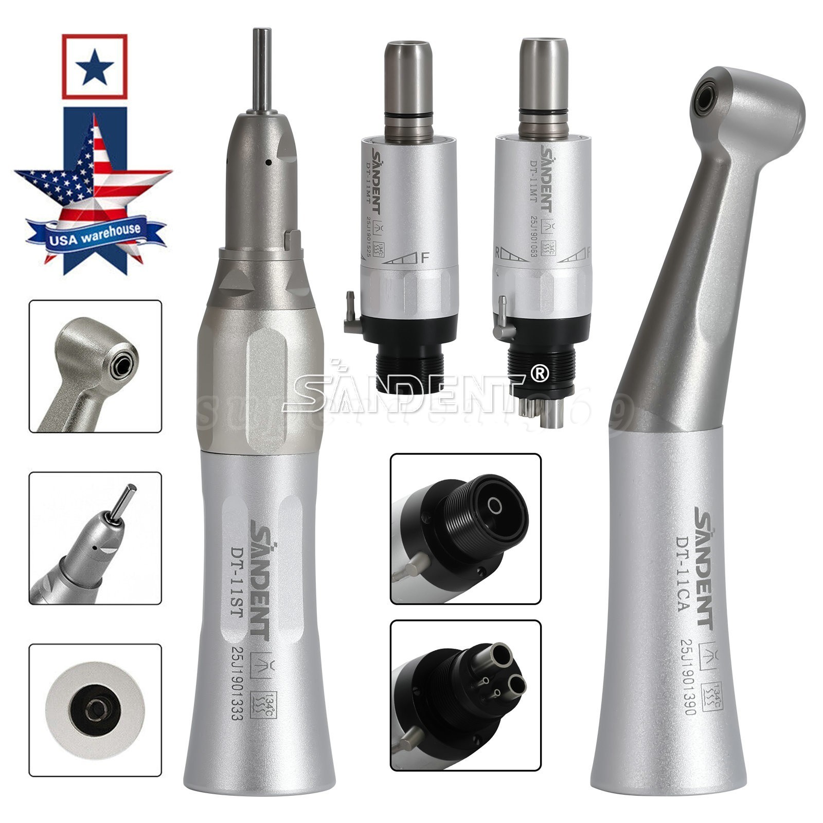 NSK Pana Max Style Dental High/Low Speed Handpiece Kit Air Turbine 4Hole 3Colors