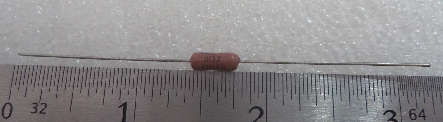 VISHAY®/DALE 1/4-W RN SERIES 1% METAL FILM RESISTOR, 100/LOT, P/N RN60D10R0FB14