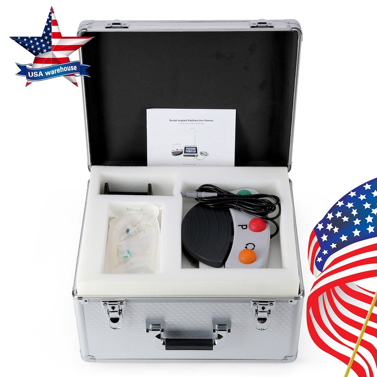 Dental Brushless Implant Motor Surgical System+20:1 Contra Angle Handpiece