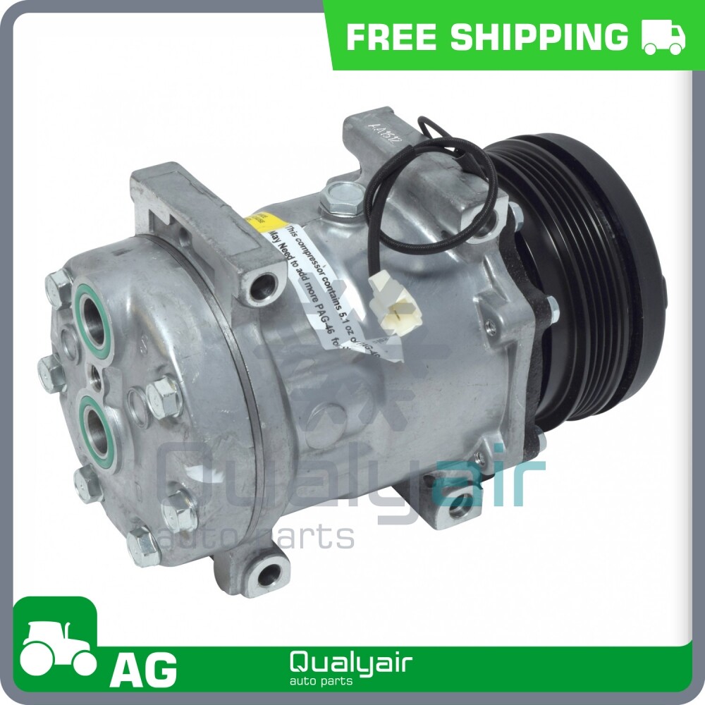 AC Compressor fits MASSEY FERGUSON 5400, 6400, 7400, 8400 QU