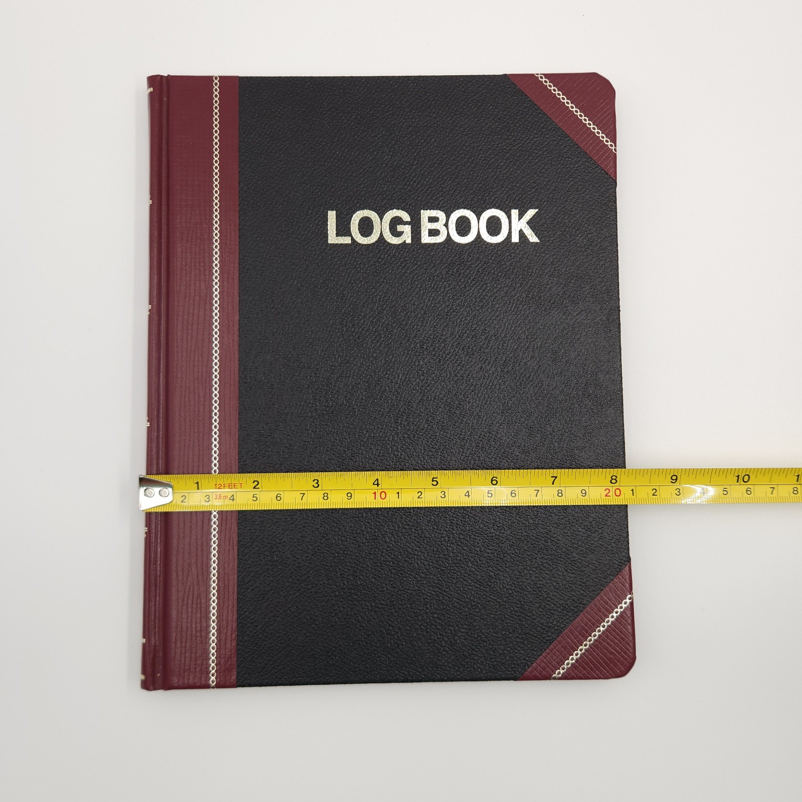 Boorum Pease Log Book G21 150-R Black Red Hardcover Ruled Journal Record Canada