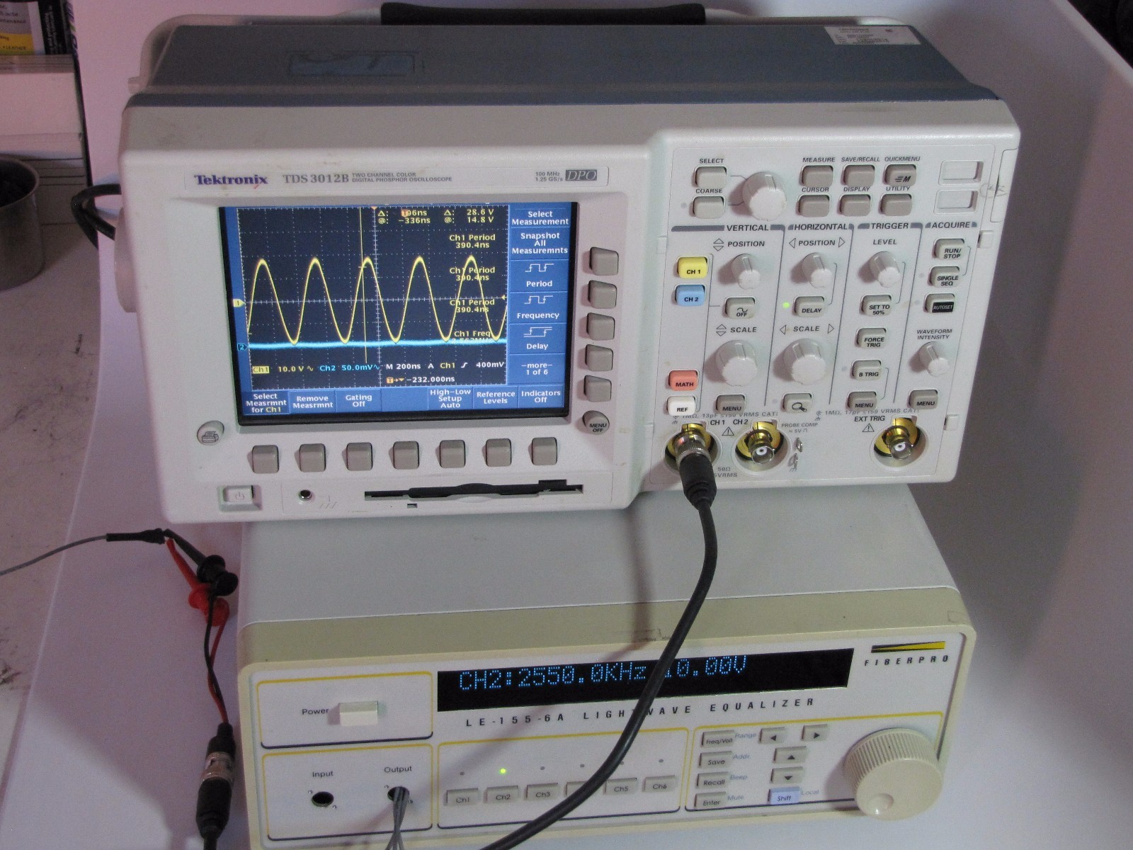 FiberPro LE-155-6A Lightwave Equalizer / Electrical Signal Generator III