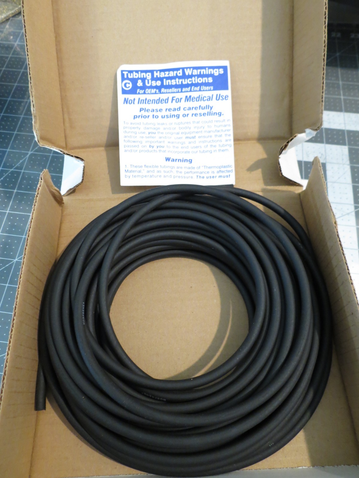 2- Tygon Flexible Tubing 51075K22 50ft Nonprene Thermoplastic 1/8″ ID 1/4″ OD