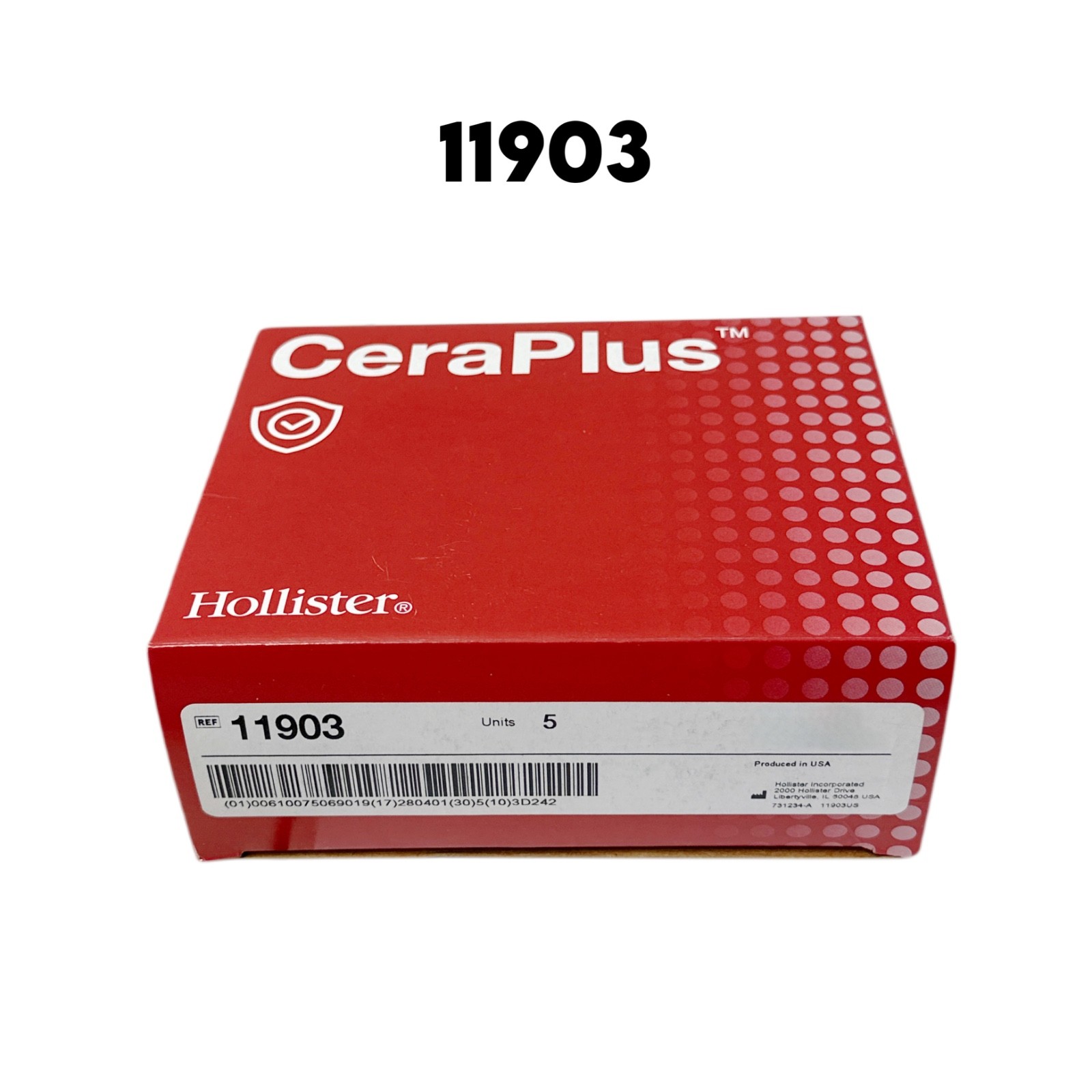 Hollister 11903 New Image CeraPlus Convex Barrier (Pre-Sized, 1¾» / 7/8″) 5/box