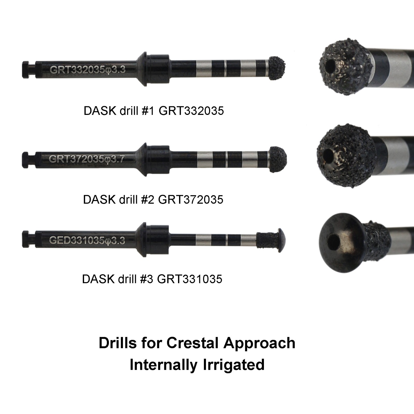 DASK Implant Sinus Lift Kit Lateral Crestal Drill Stoppers Elevation Instruments