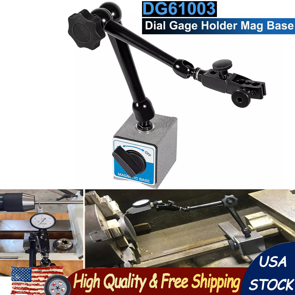 For Noga DG61003 Magnetic Base Dial & Test Indicator Holder With Fine Adjustment