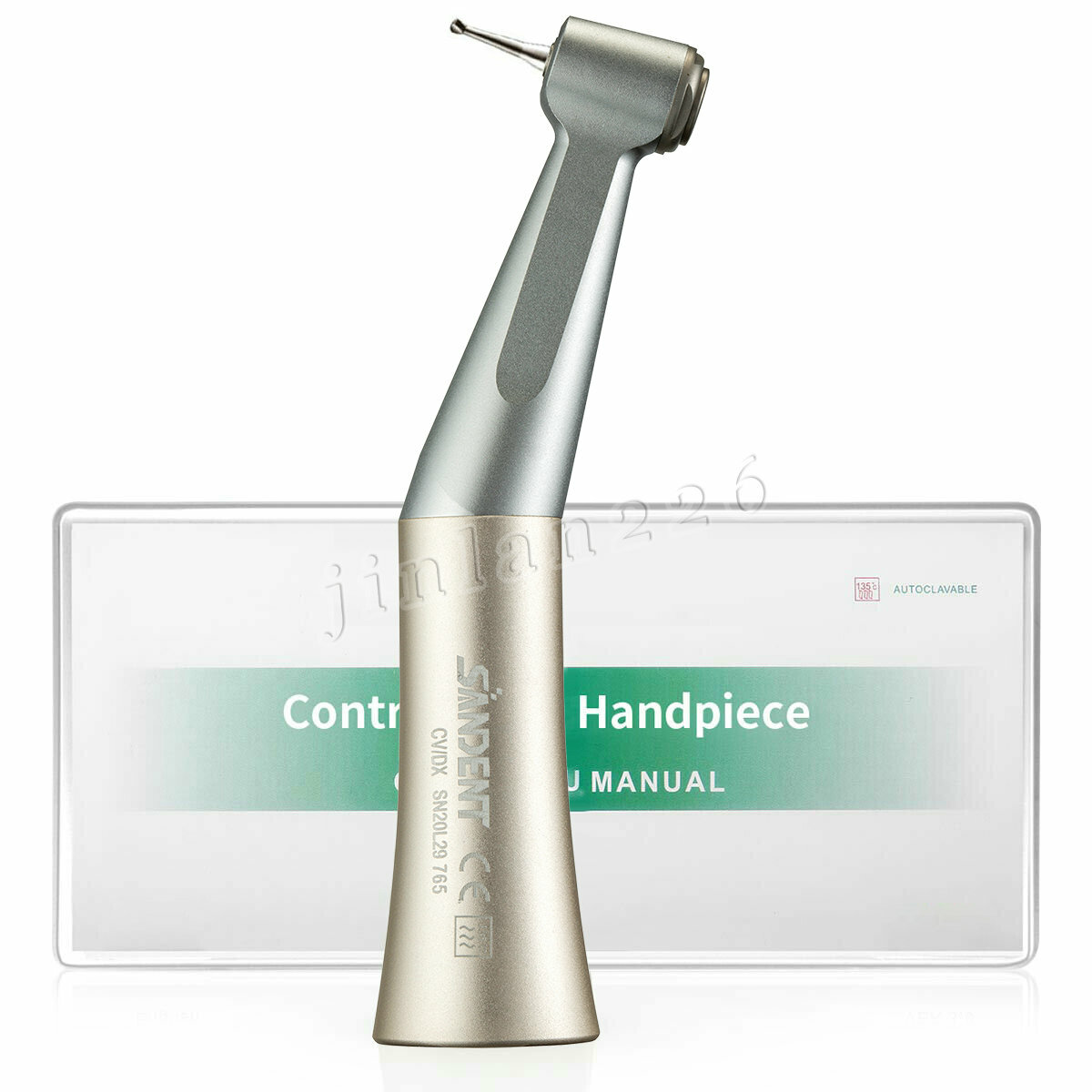 NSK Style Dental Slow Speed Contra Angle Handpiece Push FG 1.6 /CA 2.35mm Burs