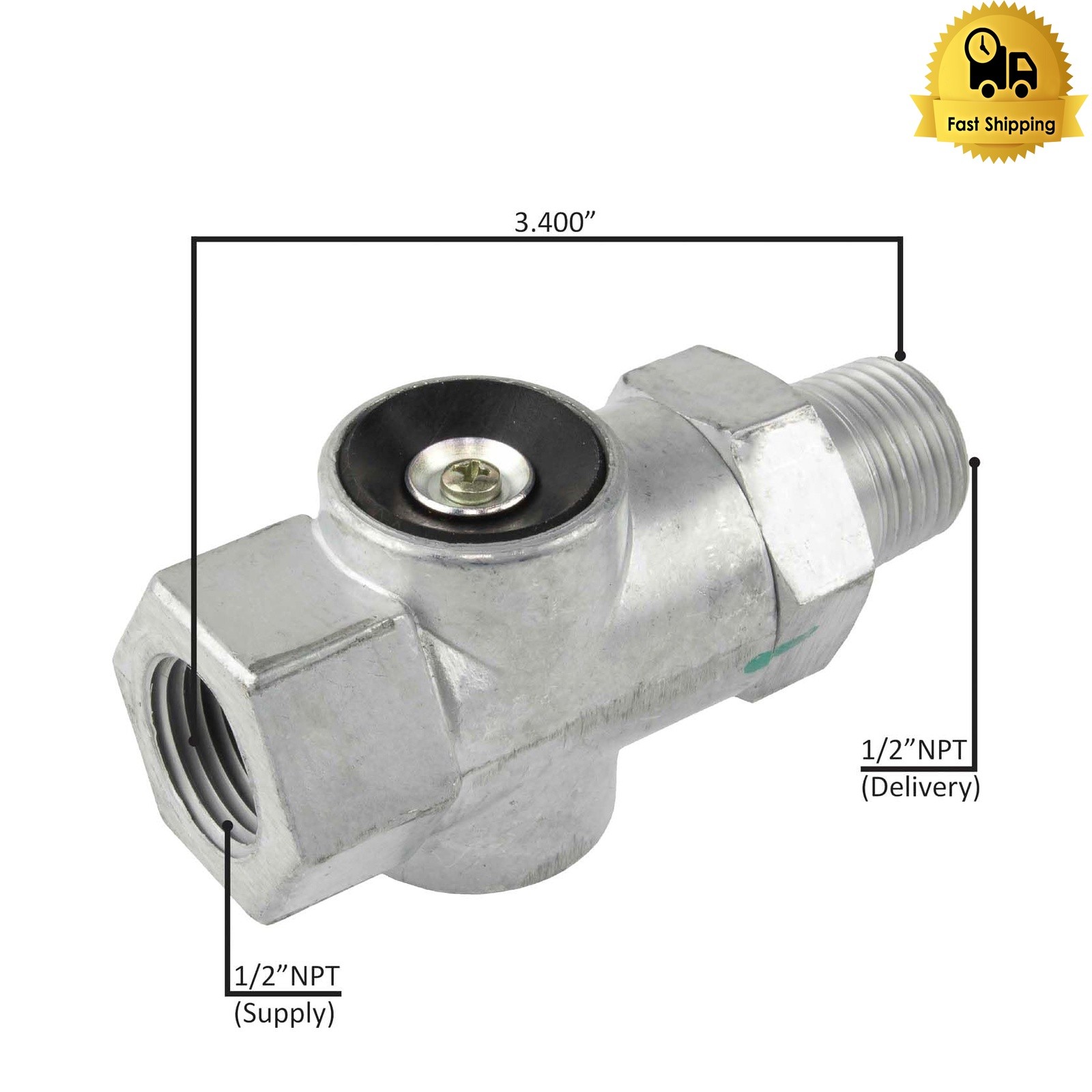 World American WA800333 QR-L Air Brake Quick Release Valve