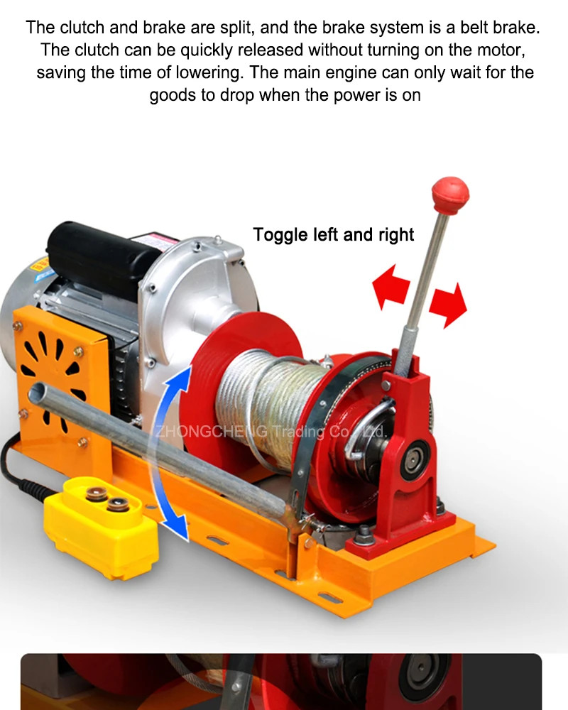 Miniature Electric Hoist, 220V, Household Small Lifting Machine, Lifting Unit