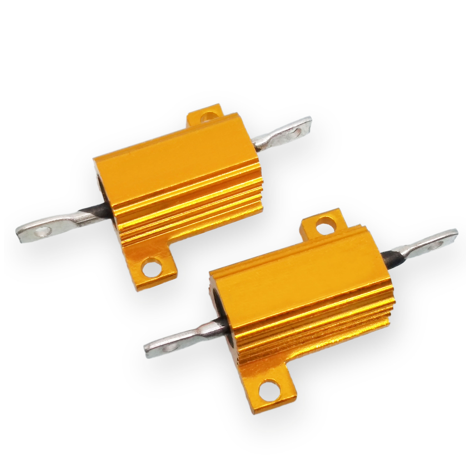US Stock 5x 100 ohm 100R 10W Watt Aluminum Housed Metal Case Wirewound Resistors