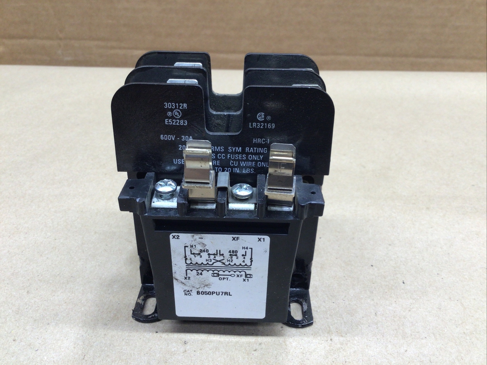 Micron ImperviTRAN Control Transformer B050PU7RL #71G33*AD